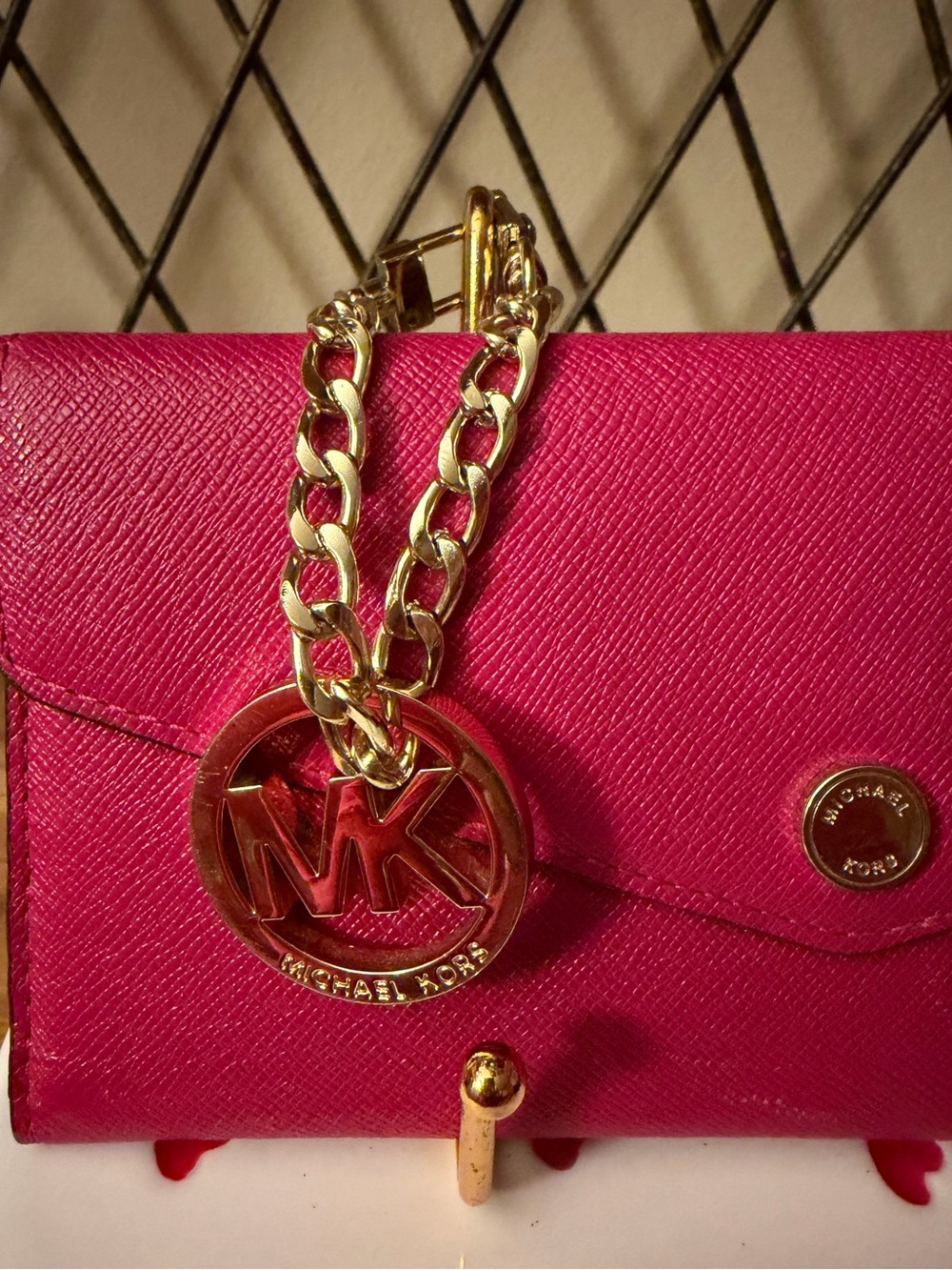 Michael Kors Color Block Wallet Nwot (+MK Pendant) - Picture 7 of 10